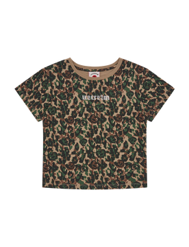 Crystal Soft Serve Baby Tee - Camo