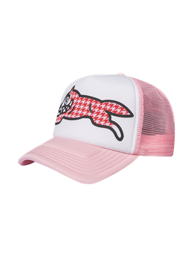Houndstooth Running Dog Trucker Cap