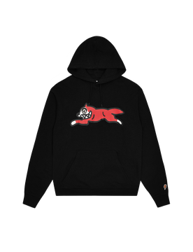 Running Dog Popover Hood - Black