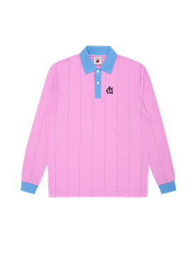 Team Ic Pinstripe L/S Polo Shirt