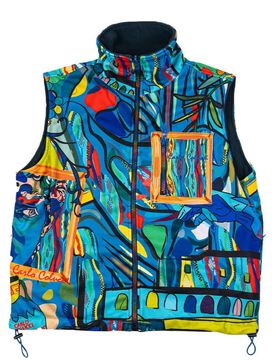 Fleece Wendeweste - Jacke-Weste - bunt - Herren - Size: S