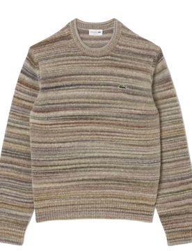 Pullover aus Alpakawolle - Sweatshirt-Crewneck - braun - Herren - Size: L