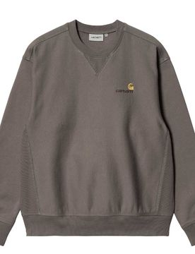 American Script Sweatshirt - Sweatshirt-Crewneck - graubraun - Herren - Size: XL