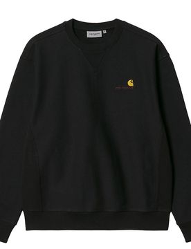American Script Sweatshirt - Sweatshirt-Crewneck - schwarz - Herren - Size: M