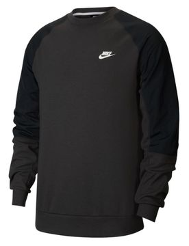 Long-Sleeve Fleece Top - Sweatshirt-Crewneck - schwarz - Herren - Size: S