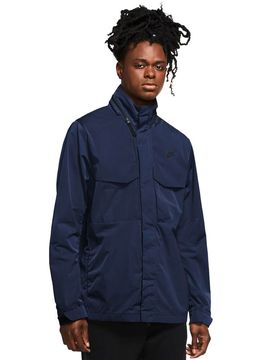 Premium Unlined Hooded M65 Jacket - Jacke-Windbreaker - blau - Herren - Size: XL