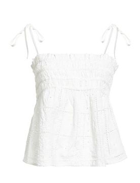 GANNI Top Damen Weiß 38 Damen