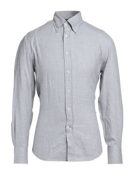Camisa Hombre Gris L,S Hombre