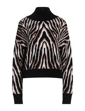Rollkragenpullover Damen Schwarz L,XL Damen