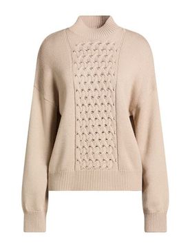 Rollkragenpullover Damen Beige L,M,S Damen