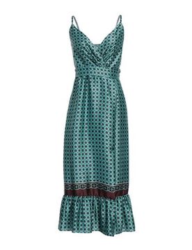 Midi-Kleid Damen Tūrkis 32,34,36,38 Damen