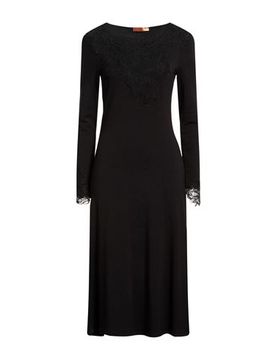 Midi-Kleid Damen Schwarz 36 Damen