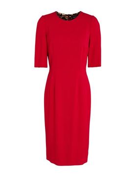 Dolce&Gabbana Vestido midi Mujer Rojo 34,36,38,40,42 Mujer