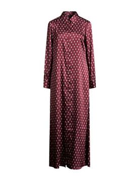 Vestido largo Mujer Burdeos 38 Mujer