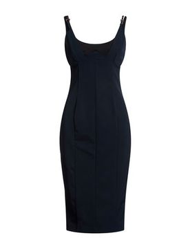 Vestido midi Mujer Azul noche 34,36,38,40,42 Mujer