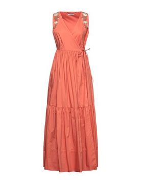 Maxi-Kleid Damen Koralle 32 Damen