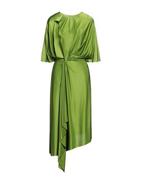 Vestido midi Mujer Verde 40 Mujer