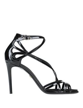 DOLCE&GABBANA Sandale Damen Schwarz 36,36.5 Damen