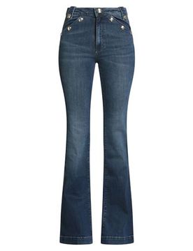 GAëLLE Paris Jeanshose Damen Blau 26 Damen