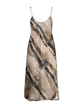 Midi-Kleid Damen Beige 34,36 Damen