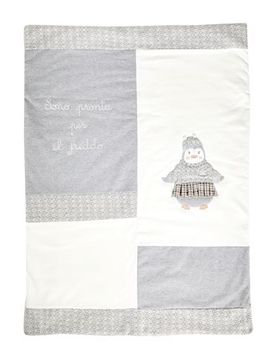 LE BEBÉ Kinderdecke Unisex Hellgrau -- Unisex