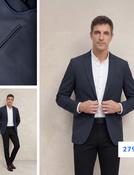 Americana hombre azul marino Ranger