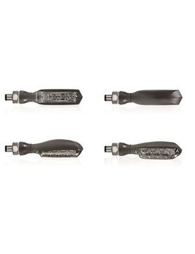 Coppia Di Frecce Moto Atomic A Led Nero Catadriotto Fu taglia un