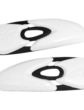 Coppia di Slider Per Stivali Moto Bianco taglia unica