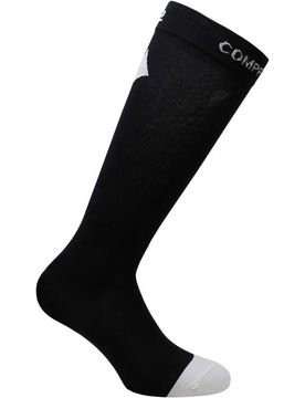Calza Lunga a Compressione Tecnica Recovery Nero Bianco taglia XS