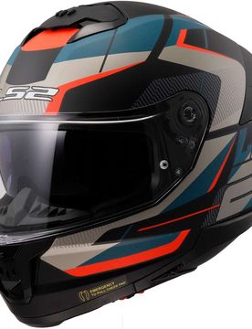 Casco Moto Integrale FF808 STREAM II Road Nero Grigio Bl taglia M
