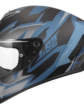 Casco Moto Integrale FF820 RAPID III XTREM Nero Blu Petr taglia L