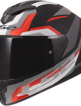 Casco Moto Integrale FF820 RAPID III HYPER Nero Rosso taglia 3XL