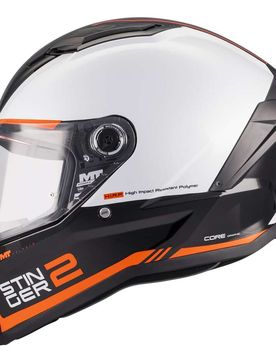 Casco Moto Integrale STINGER 2 CORE B0 Bianco Ara taglia M