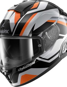 Casco Moto Integrale RIDILL 2 APEX Argento Nero Aranci taglia 2X