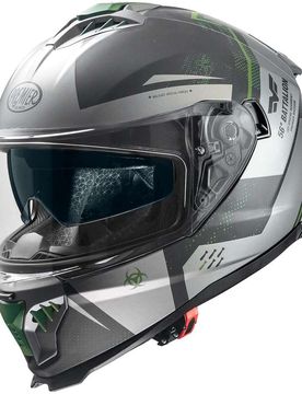 Casco Moto Integrale TYPHOON BA MILY BM Grigio Opaco taglia L
