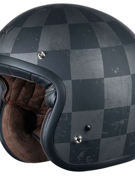 Casco Moto Jet Custom PRIMO Speed Titanio taglia XS