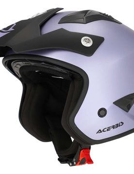 Casco Moto Jet ARIA 2206 Viola Metallico taglia M