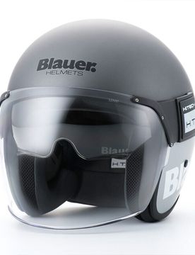 Casco Moto Jet Pod 06 Titanio Opaco Grigio taglia S