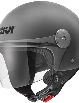 Casco Moto Jet 10.7 Evo Grigio Opaco taglia XL