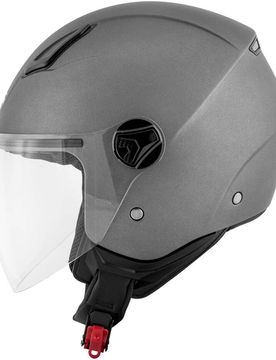 Casco Moto Jet KV28 S Monocolore Titanio taglia S