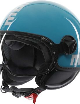 Casco Moto Jet FGTR CLASSIC Candy Lake Blu Bianc taglia XL