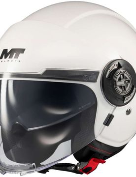 Casco Moto Jet VIALE SV S PURE A0 Bianco Lucido taglia M