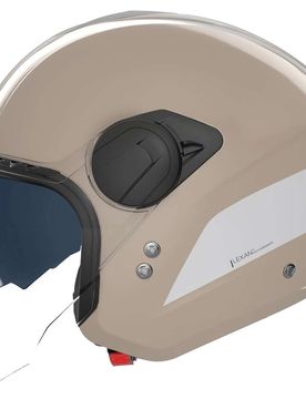 Casco Moto Jet N20-2 VISOR DOLCE VITA 350 Sabbia Bianc taglia L
