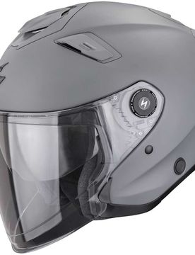 Casco Moto Jet EXO-GT JET SOLID Grigio Cemento Opac taglia L