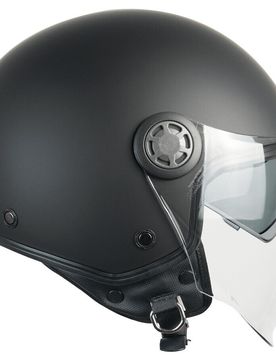 Casco Moto Jet 1SHA ZEN MONO Nero opaco taglia 2XL