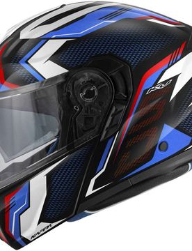 Casco Moto Modulare KV50 F ESCALADE Blu Nero Rosso taglia L
