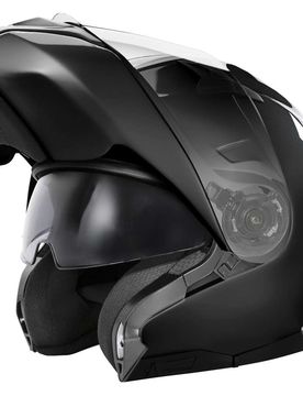 Casco Moto Modulare P/J SPARK Nero Perla taglia L