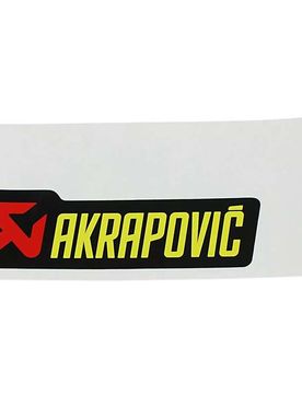 Adesivo Akrapovic P-HST12AL 100mm X 29mm taglia unica