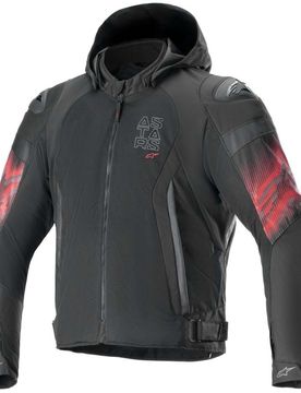 Giubbotto Moto ZACA AIR VENOM WP Nero Bright Ros taglia M