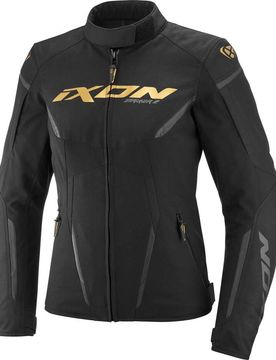 Giubbotto Moto Donna STRIKER 2 LADY Nero Oro taglia 2XL